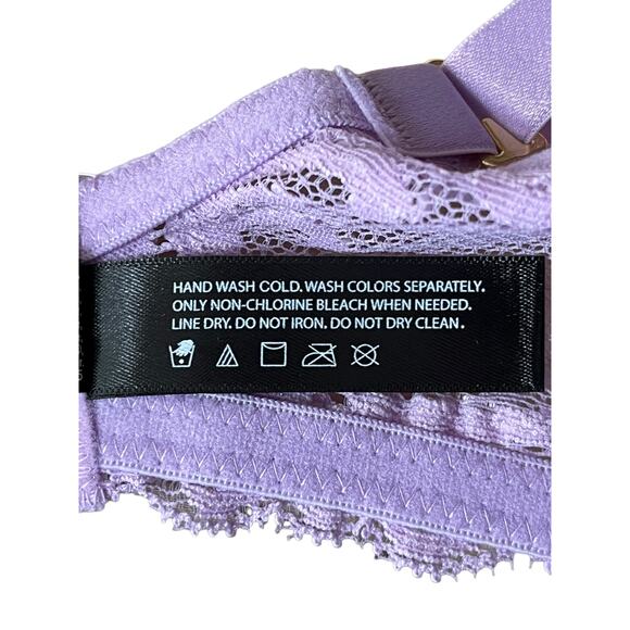 Natori 741299 Feathers full figure underwire bra purple size 32D - Picture 7 of 9